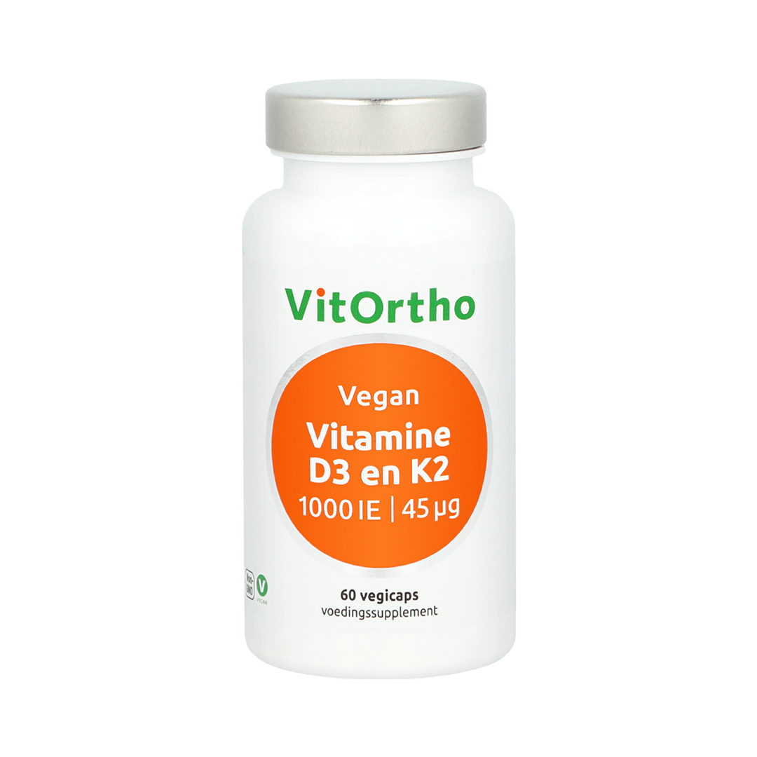Vitamine D3 en K2 1000IE 60st